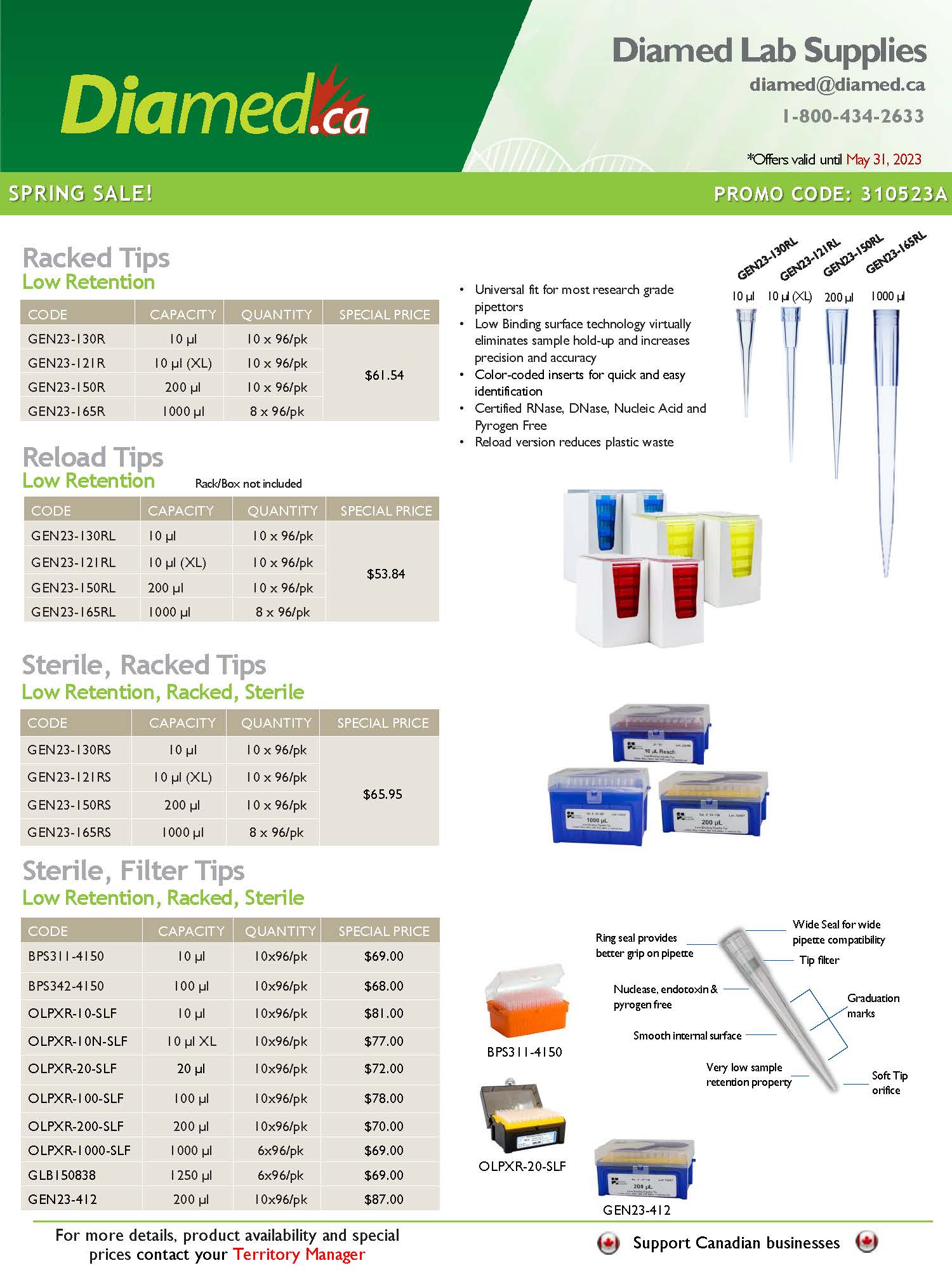 Spring Promotions